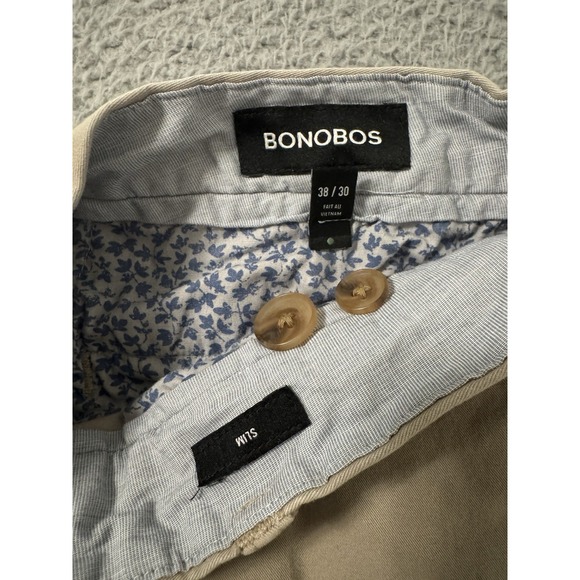 Bonobos Pants Mens 38/30 Slim Straight Golf Leisure Comfort‎ Casual Preppy - Picture 7 of 8